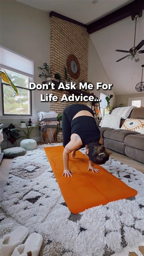 I think it’s pretty solid life advice honestly 😂…