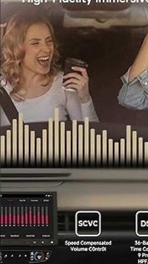 10" Android Car Stereo Floating Screen Head Unit for Double Din & Single Din, 4G LTE, Wireless