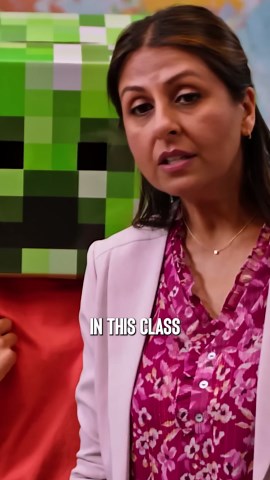 Teen wears Minecraft mask to hide face