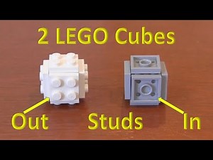 How to Build 2 Different LEGO Cubes