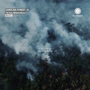 Around 30 wildfires continue to burn in South Carolina, with the largest blaze near Myrtle Beach. The fire has burned more than 2,000 acres and is 44% contained. | AccuWeather