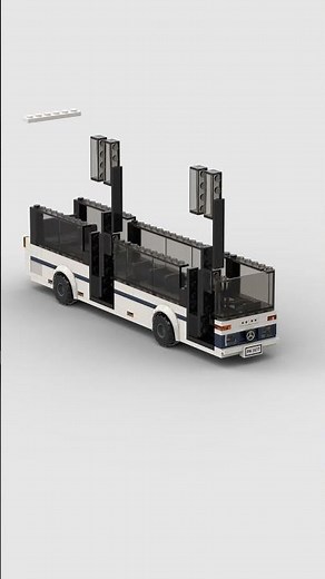 Mercedes-Benz O405 LEGO MOC #lego #legocars #legocitymoc