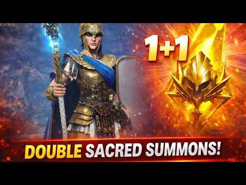 GIVE ME GLORIOUS PALLAS! SACRED SHARD 1+1 SUMMONS! RAID: Shadow Legends