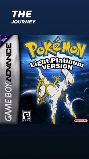 Pokémon Light Platinum GameBoy Advance Rom video game
