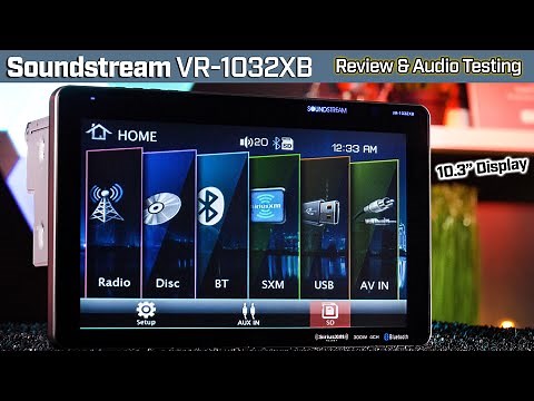 Soundstream VR-1032XB 10.3" Double DIN Stereo - Review and Audio Testing