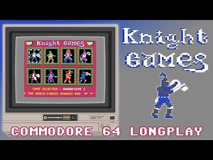 Knight Games - Commodore 64 - Full Longplay (no commentary) - Retro Medieval Combat Classic