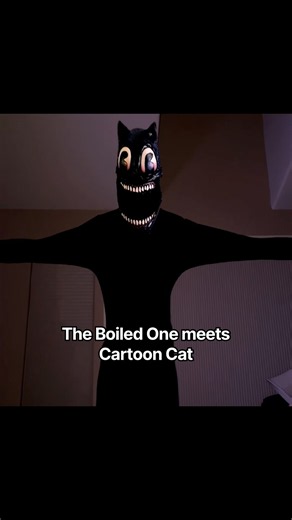 The Boiled One meets Cartoon Cat #analoghorror #Shorts