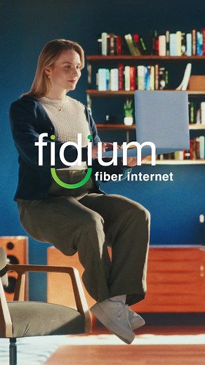 Whether it’s a burst of inspiration or hours of research, get faster home internet for everything you do. | Fidium Fiber