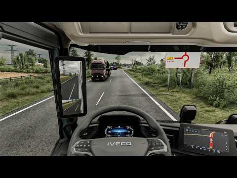 4K Realistic Ultra Graphics v1.58 IVECO | Euro Truck Simulator 2 Snowymoon Mod Full Gameplay