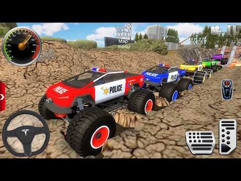 Police Monster Truck Impossible Driver #7 - US Extreme Car Stunts Racing Android / IOS Gameplay UHD