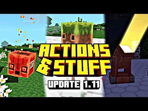 Everything New in Action and Stuff 1.11 - Minecraft