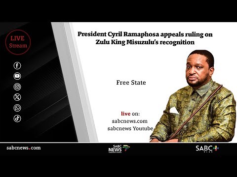 SCA hears appeal matter on King Misuzulu kaZwelithini's recognition as AmaZulu King