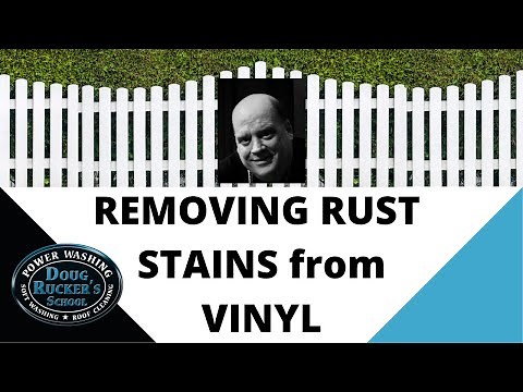 Rust Stain Remover for Vinyl | Two Tip Tuesday