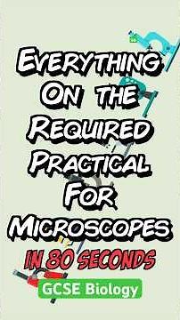 Everything on the required practical for Microscopes in 80 seconds! #gcse #biology #gcsescience