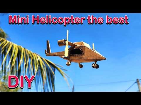 Cardboard Helicopter DIY || Homemade Flying Craft