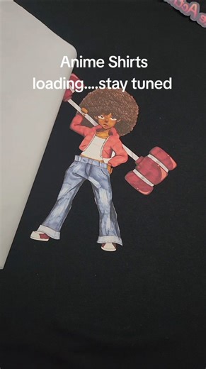 Anime shirts loading. Original characters. Custom made. Sprinklelovely.com #blackanime #tshirts