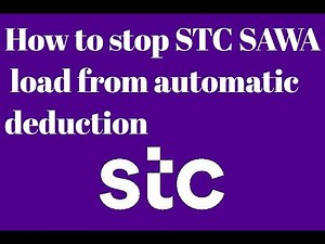 How to stop STC Sawa load from automatic deduction // AlphaGold@40channel