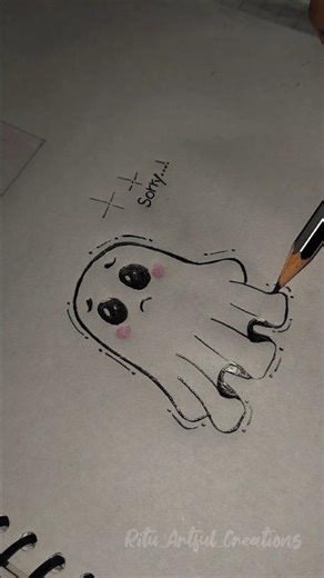 Cute things to draw when bored 🥰✏️ Day 40 #cutedrawing #kawaii #doodles #artshorts