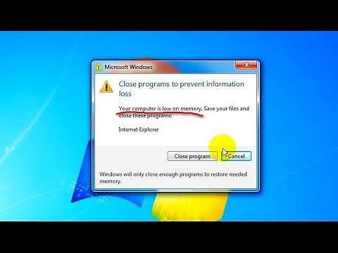How to fix "Your computer is low on memory" error (gpedit.msc)