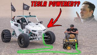 Tesla-powered Polaris UTV tested for Elon Musk approval