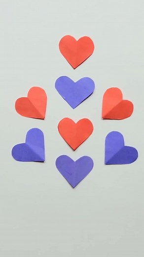 #viral #shortvideo #paperheart How To Make Paper Heart How do you cut the perfect heart shape heart shape #papercraft #love #valentinesday #cuting