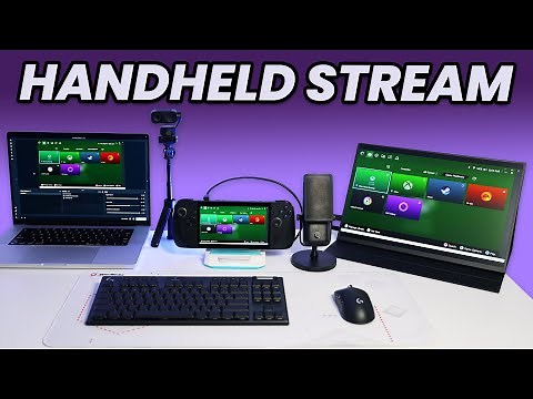 Building a Pro Gaming Handheld Stream Setup!