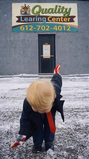 Baby Trump hitting the C-Walk Dance in Front of the Somalian Daycare Building 🤣 | Baby News Network