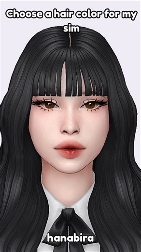 Choose a hair color for my sim 🩵 #thesims4 #thesims #sims4 #ts4 #shorts
