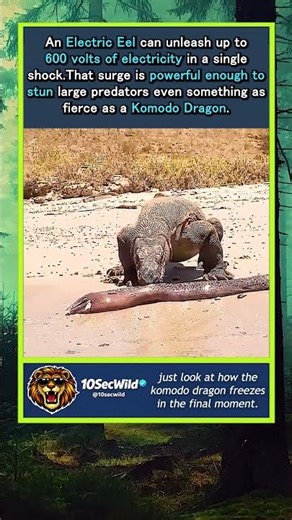 600 Volts ⚡ vs. a Komodo Dragon