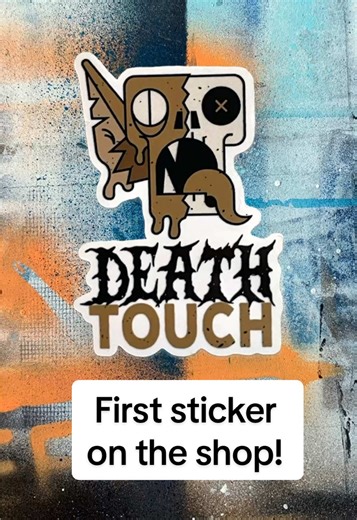 My first sticker design is up on the shop 😁🔥 #mtg #deathtouch #mtgfam #mtgcommander #mtgart