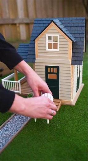 I Built a Realistic Mini House from Scratch (Using Real Masonry)