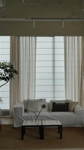 Linen Blend Sheer Curtains | The All-Season Staple For Minimalist Loft Atmosphere