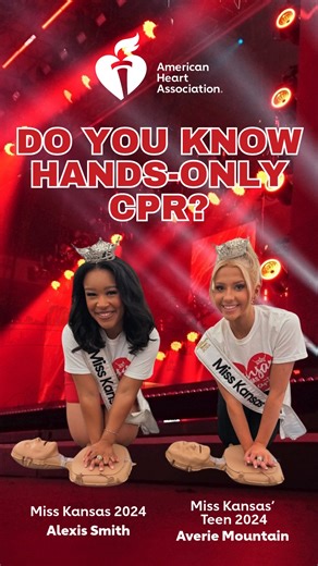 The ladies of Miss Kansas and Miss Kansas' Teen can now add Hands-only CPR to their long list of skills! ❤️ 👑 Our collaboration with the Miss America Organization is one that we take so much pride in. Working alongside these talented leaders in our community is so much fun! #NationofLifesavers Miss Kansas Organization | American Heart Association - Kansas