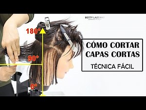 LEARN TO CUT SHORT LAYERS REJUVNECING LOOK 40 AND MORE