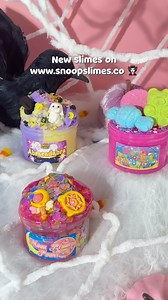 16K views · 366 reactions | 6 new slimes are HAUNTING our shop! Shop our limited-edition Halloween slime collection on www.snoopslimes.co  Trick or Treat Goodies  Twilight Moon Lava Lamp  Spookies & Cream Cookies  Moon Prism Power ⭐ Graveyard Fudge Cake  Abracadabra 彩 Tonight may be your last... chance to get EXCLUSIVE spooky slimes by Halloween! **Domestic U.S. customers only!  #halloween #spooky #slime #asmr #snoopslimes | Snoopslimes | Facebook