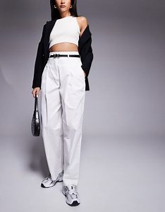 Armani Exchange pants in white | ASOS