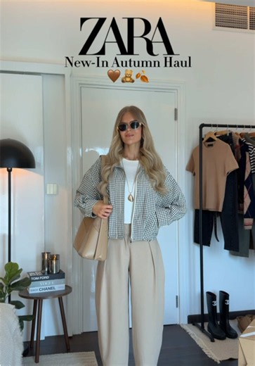 ZARA NEW-IN AUTUMN TRY ON HAUL🤎🧸🍂 all links are posted to my ltk🫶🏻 how good is Zara right now👏🏻😍 it’s hard to pick a favorite outfit this time because I love all of them so much! All the trousers from this haul are 10/10. The knit cardigan from outfit 2😍 so dreamy!!!! Also obsessed with the suede bomber jacket✨ #zarahaul