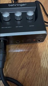 Behringer not picking up sound although connected to mic. Does anyone know?