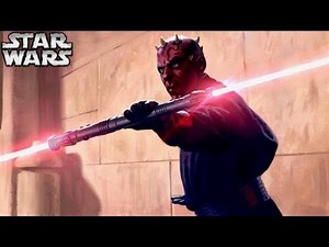 Why Darth Maul Using a Double-Bladed Lightsaber was PERFECT for Sidious! (Legends)