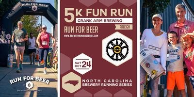 5K Fun Run x CRANK ARM Raleigh | 2026 NC Brewery Running Series