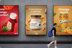 Ad campaign poster designs (2024)