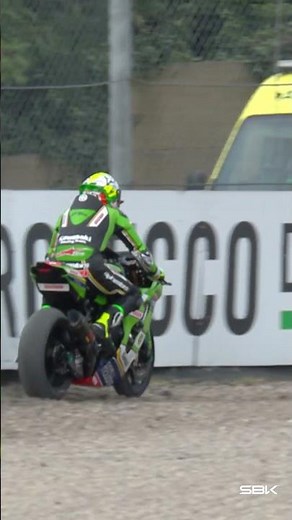 Bassani in the gravel during FP3 ❌ | 2024 #UKWorldSBK 🇬🇧
