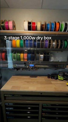 My 1000W dry box. Video or no? #3dprinting #3dfilament #filament #3dprintingnerd #arduino