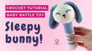 Bunny Crochet Rattle – Free Amigurumi Pattern Little Crochet Farm