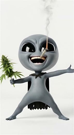 Alien has weekend feelings