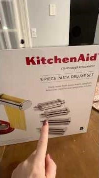 KitchenAid 5-Piece Pasta Attachment Set Unboxing | Costco Find 🍝