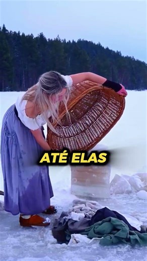 Do you know how people wash clothes in countries with snow?