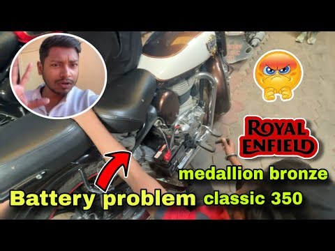 Battery problem 😡 Royal Enfield Medallion Bronze Classic 350 // kb sudharoge royal enfield wale😡🤬