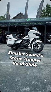 @sinistersound1 Harley-Davidson Road Glide, storm trooper edition is one to take a look at. Paired with our line of Chicane footrests, this bike is bad! | Ciro3D