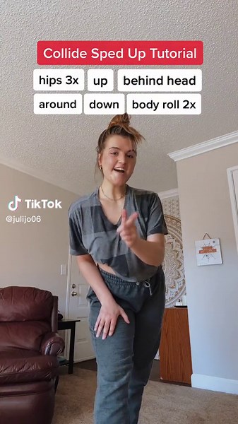 Collide Dance Tutorial: Sped Up with Tempo | Julijo Dance